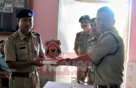 Best policemen at North Tripura awarded for outstanding performance